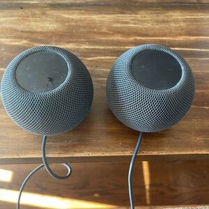 Apple Black Portable Speaker 2 home pod mini.